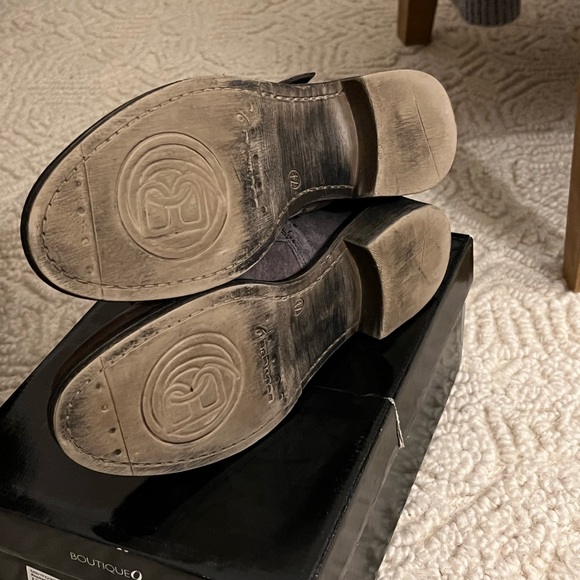 Boutique 9 BTCooper grey Ankle Boots size 7.5 - Picture 4 of 7